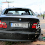 23.11.2015. Karambol na skrzyżowaniu ulic Olszewskiego i Łódzkiej w Kielcach / Kamil Król / Radio Kielce