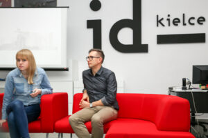 12.11.2015 Kielce. Instytut Designu. Dominika Janicka, Michał Gdak / Stanisław Blinstrub / Radio Kielce