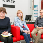 12.11.2015 Kielce. Instytut Designu. Joanna Waśko, Dominika Janicka, Michał Gdak / Stanisław Blinstrub / Radio Kielce
