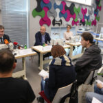 2.11.2015 Kielce. Konferencja z udziałem zastępcy prezydenta Kielc Tadeusza Sayora, prezydenta Kielc  Wojciecha Lubawskiego, dyrektora Kieleckiego Parku Technologicznego Szymona Mazurkiewicza / Wojciech Habdas / Radio Kielce