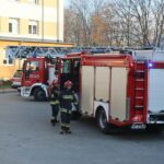 04.11.2015. Ćwiczenia służb ratowniczych w Świętokrzyskim Centrum Pediatrii / Wojciech Habdas / Radio Kielce