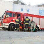 04.11.2015. Ćwiczenia służb ratowniczych w Świętokrzyskim Centrum Pediatrii / Wojciech Habdas / Radio Kielce