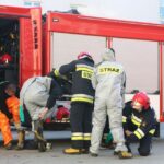 04.11.2015. Ćwiczenia służb ratowniczych w Świętokrzyskim Centrum Pediatrii / Wojciech Habdas / Radio Kielce