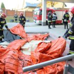 04.11.2015. Ćwiczenia służb ratowniczych w Świętokrzyskim Centrum Pediatrii / Wojciech Habdas / Radio Kielce