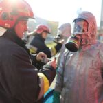 04.11.2015. Ćwiczenia służb ratowniczych w Świętokrzyskim Centrum Pediatrii / Wojciech Habdas / Radio Kielce