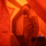 04.11.2015. Ćwiczenia służb ratowniczych w Świętokrzyskim Centrum Pediatrii / Wojciech Habdas / Radio Kielce