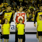22.11.2015 Kielce.  Mecz 8. kolejki Ligi Mistrzów - Vive Tauron Kielce - KIF Kolding Kopenhaga 33:31. / Wojciech Habdas / Radio Kielce