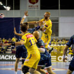 22.11.2015 Kielce.  Mecz 8. kolejki Ligi Mistrzów - Vive Tauron Kielce - KIF Kolding Kopenhaga 33:31. / Wojciech Habdas / Radio Kielce