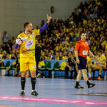 22.11.2015 Kielce.  Mecz 8. kolejki Ligi Mistrzów - Vive Tauron Kielce - KIF Kolding Kopenhaga 33:31. / Wojciech Habdas / Radio Kielce