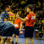 22.11.2015 Kielce.  Mecz 8. kolejki Ligi Mistrzów - Vive Tauron Kielce - KIF Kolding Kopenhaga 33:31. / Wojciech Habdas / Radio Kielce