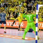 22.11.2015 Kielce.  Mecz 8. kolejki Ligi Mistrzów - Vive Tauron Kielce - KIF Kolding Kopenhaga 33:31. / Wojciech Habdas / Radio Kielce