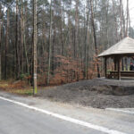 23.11.2015 Kielce. Rowerzyści podążający szlakiem Green Velo odpocząć mogą na jednym z MOR-ów. / Wojciech Habdas / Radio Kielce