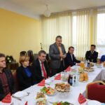 23.11.2015 Kielce. Poseł Bogdan Latosiński spotkał się z członkami Solidarności w MPK / Wojciech Habdas / Radio Kielce