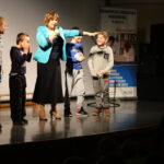 23.11.2015 Kielce. Około 700 uczniów szkoł podstawowych i gimnazjalnych spotkało się dziś w Kielcach z Edytą Jungowską. / Wojciech Habdas / Radio Kielce