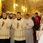 29.11.2015 Kielce. Uroczysta msza święta w pierwszą rocznicę ingresu Ks. Biskupa Ordynariusza Jana Piotrowskiego. / Wojciech Habdas / Radio Kielce