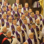 29.11.2015 Kielce. Uroczysta msza święta w pierwszą rocznicę ingresu Ks. Biskupa Ordynariusza Jana Piotrowskiego. / Wojciech Habdas / Radio Kielce