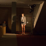 04.11.2015 Kielce. Off Fashion. Pokaz mody Dastina Porazińskiego w Bibliotece UJK / Stanisław Blinstrub / Radio Kielce