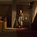 04.11.2015 Kielce. Off Fashion. Pokaz mody Dastina Porazińskiego w Bibliotece UJK / Stanisław Blinstrub / Radio Kielce