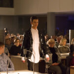 04.11.2015 Kielce. Off Fashion. Pokaz mody Jakuba Bartnika w Bibliotece UJK / Stanisław Blinstrub / Radio Kielce