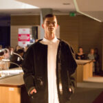 04.11.2015 Kielce. Off Fashion. Pokaz mody Jakuba Bartnika w Bibliotece UJK / Stanisław Blinstrub / Radio Kielce