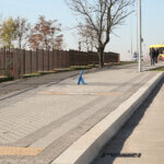 03.11.2015 Kielce. Prztsnaki nadal w budowie. Ulica Grunwaldzka przy straży pożarnej / Stanisław Blinstrub / Radio Kielce