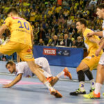 28.11.2015 Kielce. VTK - Vardar. Druga połowa meczu. / Stanisław Blinstrub / Radio Kielce