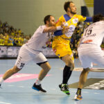 28.11.2015 Kielce. VTK - Vardar. Zdjęcia z pierwszej połowy. Uros Zorman / Stanisław Blinstrub / Radio Kielce