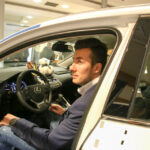 10.11.2015 Kielce. Vive Tauron. Podpisanie umowy z Lexusem. Manuel Strekl / Stanisław Blinstrub / Radio Kielce