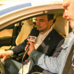 10.11.2015 Kielce. Vive Tauron. Podpisanie umowy z Lexusem. Michał Jurecki i Marek Cender / Stanisław Blinstrub / Radio Kielce