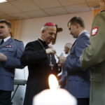 18.12.2015 Kielce. Wigilia . Spotkanie opłatkowe świętokrzyskich służb mundurowych w Państwowej Straży Pożarnej przy ulicy Sandomierskiej . / Jarosław Kubalski / Radio Kielce