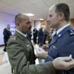 18.12.2015 Kielce. Wigilia . Spotkanie opłatkowe świętokrzyskich służb mundurowych w Państwowej Straży Pożarnej przy ulicy Sandomierskiej . / Jarosław Kubalski / Radio Kielce