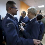 18.12.2015 Kielce. Wigilia . Spotkanie opłatkowe świętokrzyskich służb mundurowych w Państwowej Straży Pożarnej przy ulicy Sandomierskiej . / Jarosław Kubalski / Radio Kielce