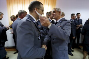 18.12.2015 Kielce. Wigilia . Spotkanie opłatkowe świętokrzyskich służb mundurowych w Państwowej Straży Pożarnej przy ulicy Sandomierskiej . / Jarosław Kubalski / Radio Kielce