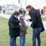 25.12.2015 Chmielnik. Żywa szopka z Maryją, Jezusem  i Józefem / Stanisław Blinstrub / Radio Kielce