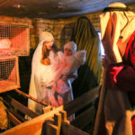 25.12.2015 Chmielnik. Żywa szopka z Maryją, Jezusem  i Józefem / Stanisław Blinstrub / Radio Kielce