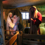 25.12.2015 Chmielnik. Żywa szopka z Maryją, Jezusem  i Józefem / Stanisław Blinstrub / Radio Kielce