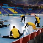 05.12.2015. Przed meczem Ligi Mistrzów piłkarzy ręcznych: FC Barcelona - Vive Tauron Kielce / Jarosław Dragan / Radio Kielce