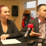 01.12.2015. 20 lat Kieleckiego Teatru Tańca. Dyrektor Elżbieta Szlufik - Pańtak i zastępca dyrektora Grzegorz Pańtak / Kamil Król / Radio Kielce