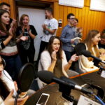 17.12.2015 Kielce. Radio Kielce. Gwiazdka z nieba. Czwarty dzień licytacji. Finał w studiu. Siemacha. / Jarosław Kubalski / Radio Kielce