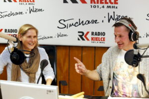 17.12.2015 Kielce. Radio Kielce. Gwiazdka z nieba. Czwarty dzień licytacji. Finał w studiu. Siemacha. / Jarosław Kubalski / Radio Kielce