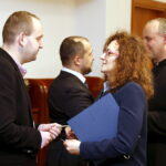 17.12.2015 Kielce. Wigilia u  wojewody Agaty Wojtyszek. Spotkanie z dziennikarzami. / Jarosław Kubalski / Radio Kielce