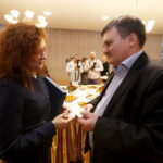 17.12.2015 Kielce. Wigilia u  wojewody Agaty Wojtyszek. Spotkanie z dziennikarzami. / Jarosław Kubalski / Radio Kielce