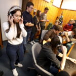 18.12.2015 Kielce. Radio Kielce. Gwiazdka z nieba. Piąty dzień licytacji na rzecz stowarzyszenia Siemacha. Finał w studiu. / Radio Kielce