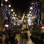 22.12.2015 Kielce. Iluminacje świąteczne. Ulica Sienkiewicza. / Jarosław Kubalski / Radio Kielce