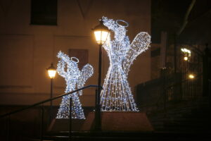 22.12.2015 Kielce. Iluminacje świąteczne. Plac Najświętszej Marii Panny. / Jarosław Kubalski / Radio Kielce