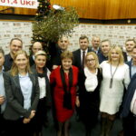 22.12.2015 Kielce. Podziękowanie dla wspierających akcję Gwiazdka z Nieba w studiu S1 Radia Kielce. / Jarosław Kubalski / Radio Kielce