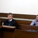 23.12.2015 Kielce . Sąd okręgowy. Wyrok w sprawie kabareciarza Bronisława Opałki i jeszcze dwóch oskarżonych o produkcje marihuany. Na ławie oskarżonych Wojciech J. / Jarosław Kubalski / Radio Kielce