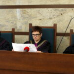 23.12.2015 Kielce . Sąd okręgowy. Wyrok w sprawie kabareciarza Bronisława Opałki i jeszcze dwóch oskarżonych o produkcje marihuany. Sędzia Magdalena Michalewicz. / Jarosław Kubalski / Radio Kielce