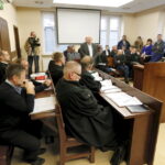 29.12.21015 Kielce. Sąd Okręgowy. Proces byłego wójta Piekoszowa Tadeusza D. i jeszcze 12 osób. / Jarosław Kubalski / Radio Kielce