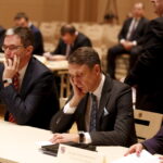 29.12.21015 Kielce. XIX Sesja Sejmiku Województwa Świętokrzyskiego w Sali Kameralnej Filharmonii Świętokrzyskiej im. Oskara Kolberga. Wybory nowego członka Zarządu Województwa. / Jarosław Kubalski / Radio Kielce